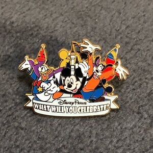 Disney Parks "What Will You Celebrate?" 2008 Trading Pin